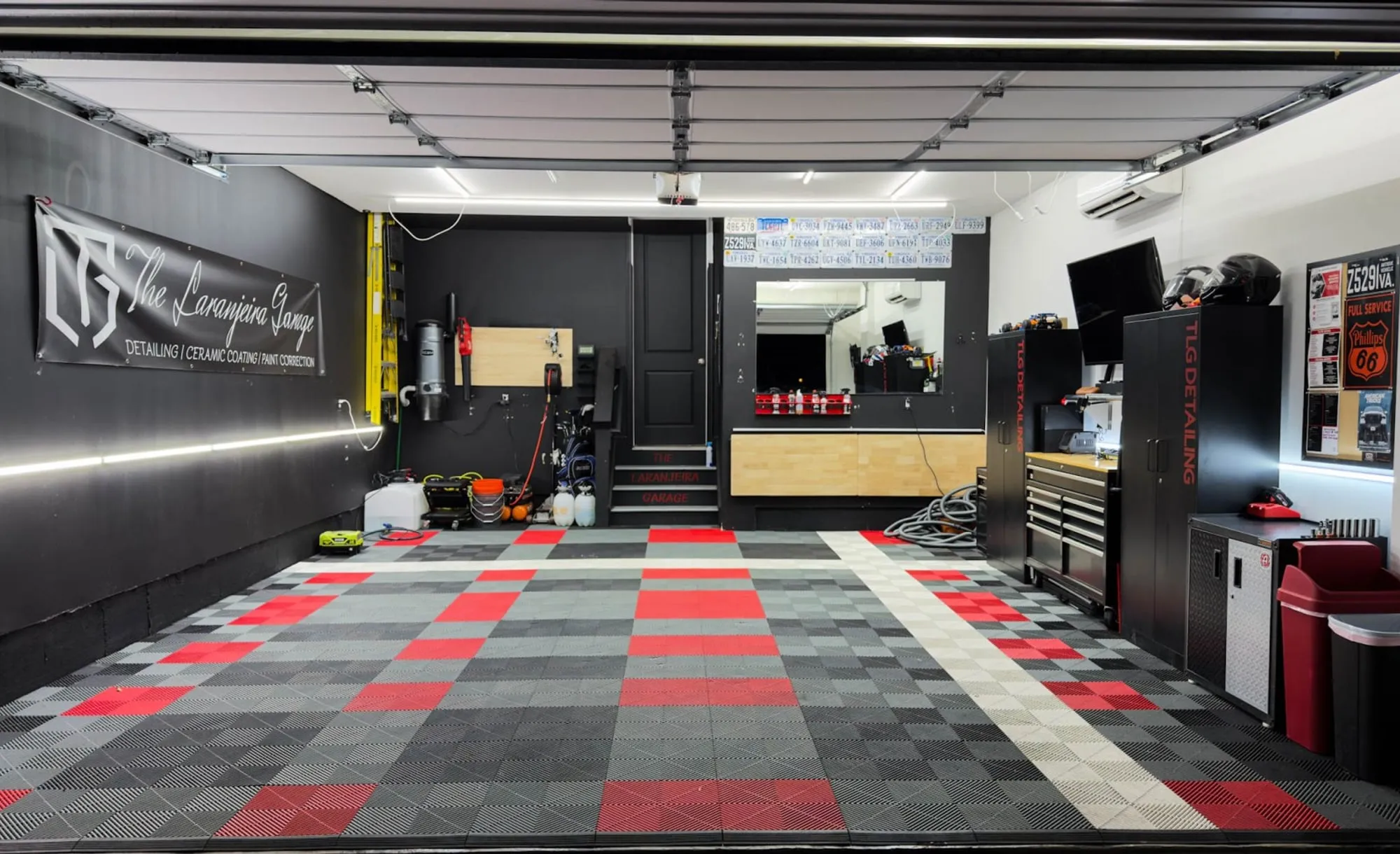 The Laranjeira Garage detailing shop in Ashburn, Virginia